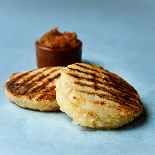 Arepas with cheese