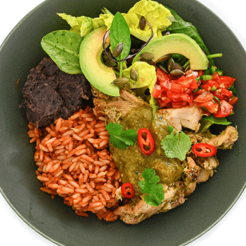 Bowl chicken tinga