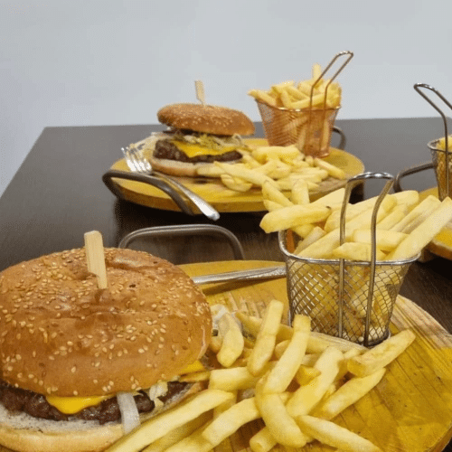 Kismet burger double menu