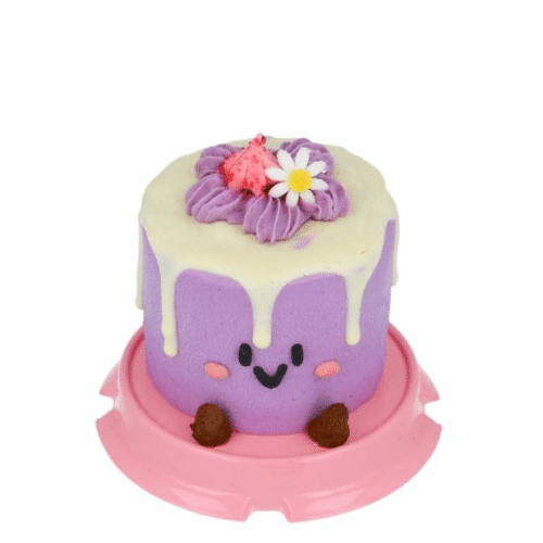 Kawaii mini sponge cake taro hug