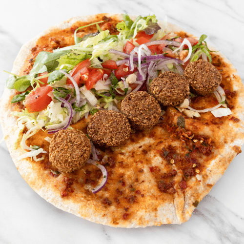 Turkse pizza falafel