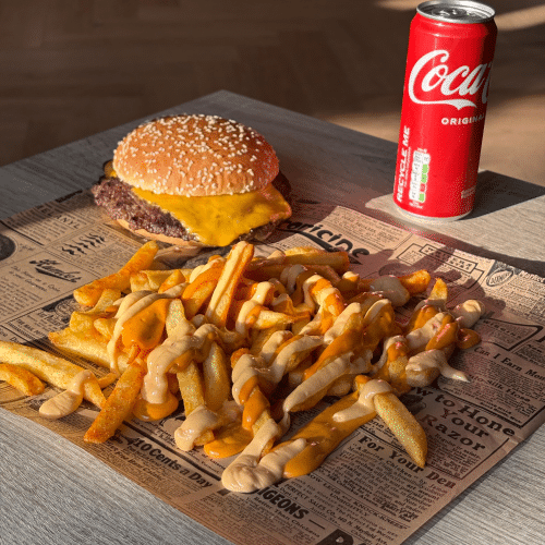 Beef Mexican burger menu