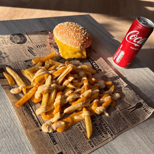 Beefburger menu