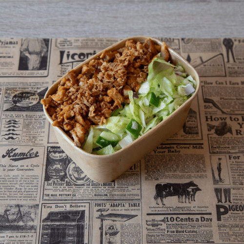Box and rice - chicken sweet saté
