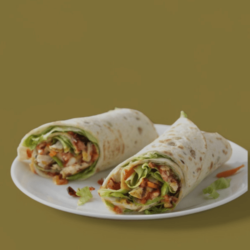 Wraps - garlic shrimp