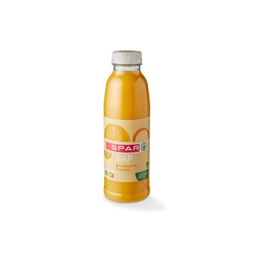 SPAR sap sinaasappelsap banaan fles 500 ml