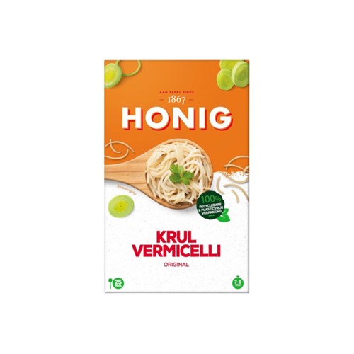 Honig krul vermicelli middel doos 250 gram