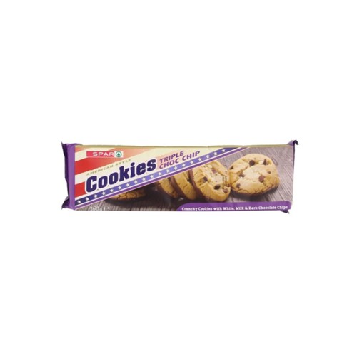 SPAR triple chocolate cookies 180 gram