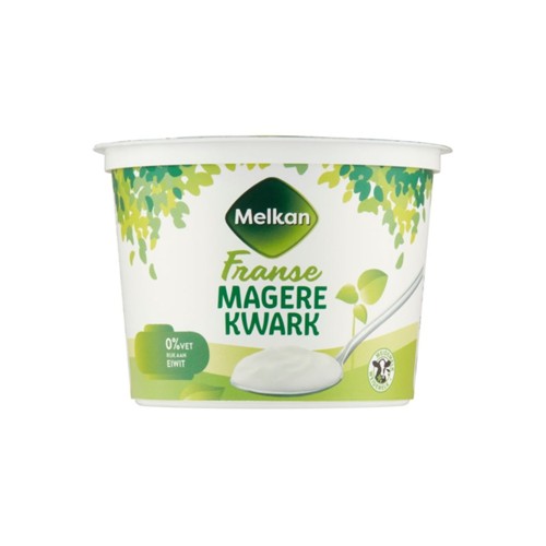 Melkan magere Franse kwark 500 gram