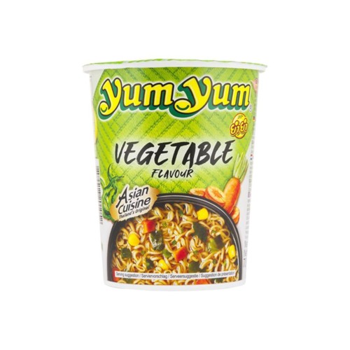 Yum Yum noedelsoep met groentensmaak cup 70 gram