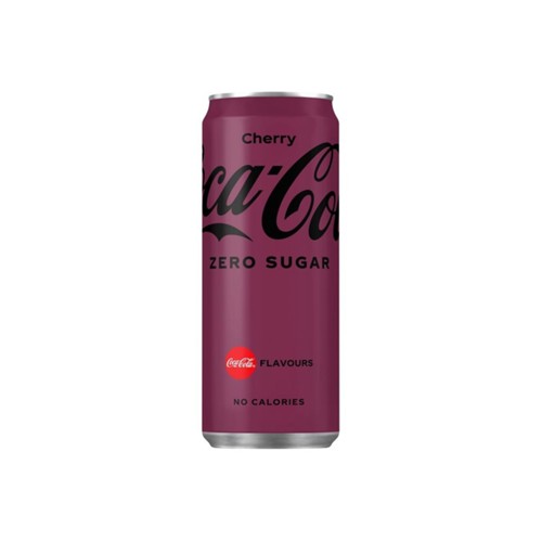 Coca Cola zero cherry blik 330 ml