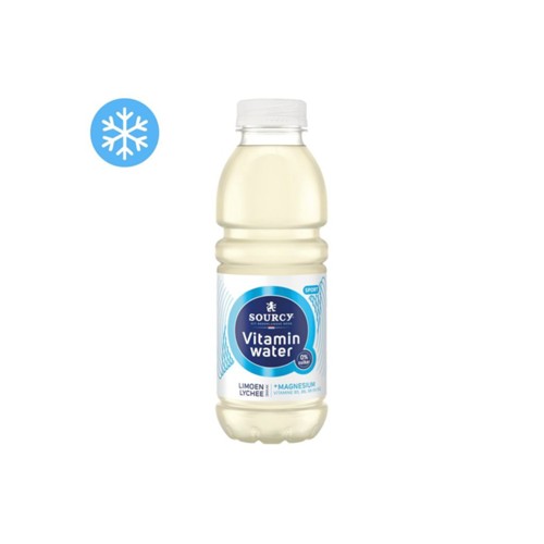 Sourcy vitaminwater limoen lychee 0% fles 500 ml
