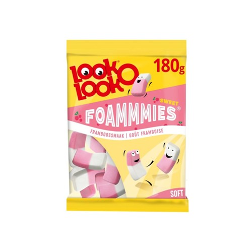 Look-O-Look foamies framboos 180 gr