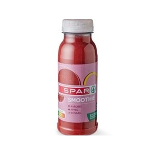 SPAR smoothie aardbei appel banaan 250 ml