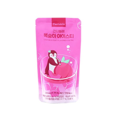 Cantabile peach iced tea 230 ml