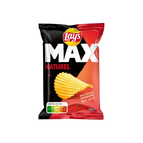Lay's Max Ribbel Chips Naturel 40 gram