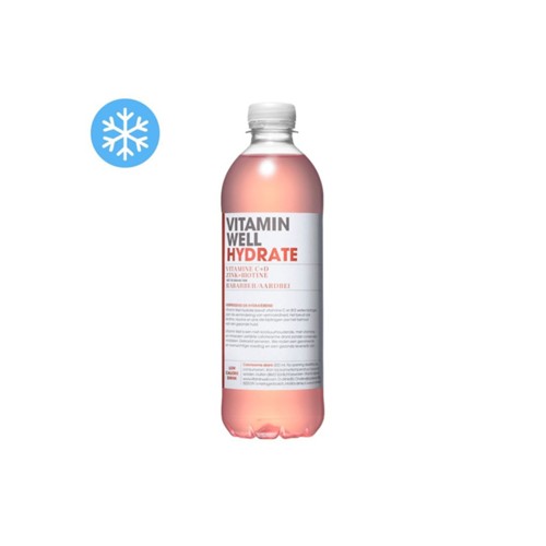 Vitamin Well hydrate fles 500 milliliter
