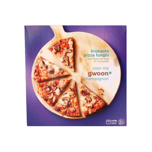 g'woon pizza funghi doos 365 gram