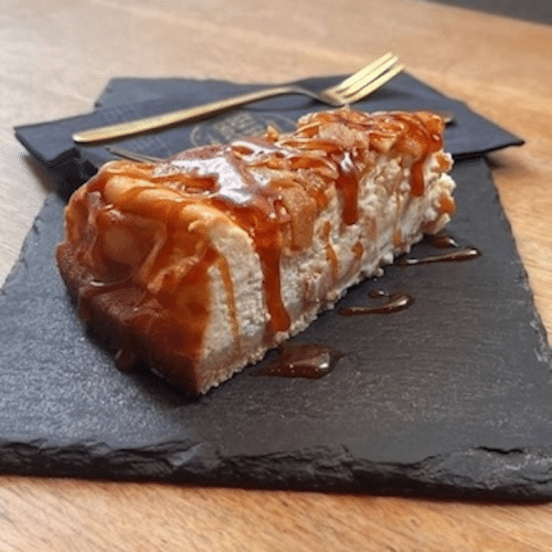 Apple Caramel Cheesecake