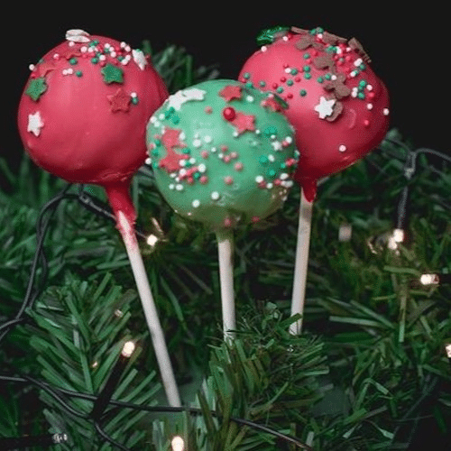 Kerst Cake Pops: Red Velvet (6)