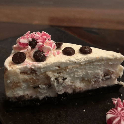 Peppermint White Chocolate Cheesecake