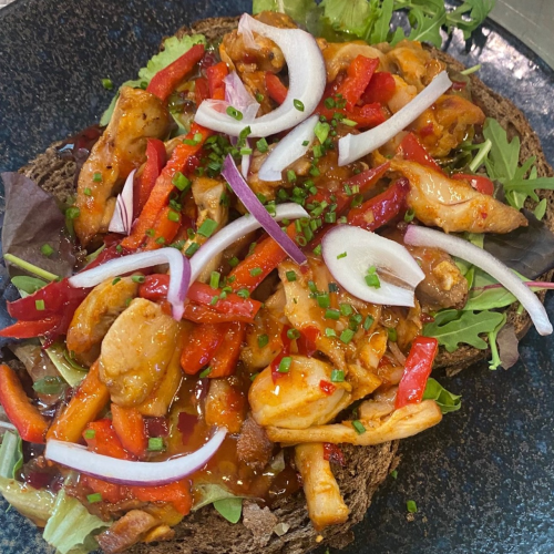 Broodje chili chicken