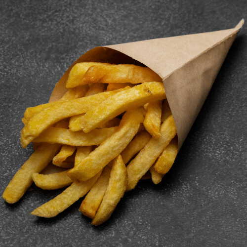 Huisgemaakte verse friet medium