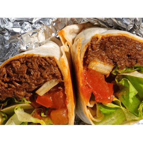 Baby Barbacoa Burrito