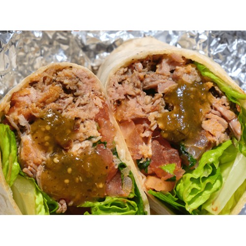 Baby Carnitas Burrito