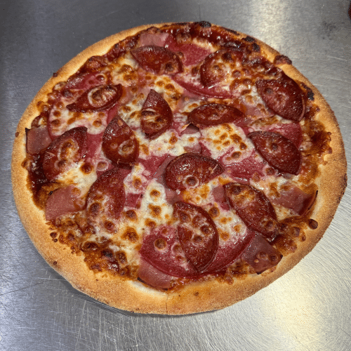 Pizza BBQ meatlovers