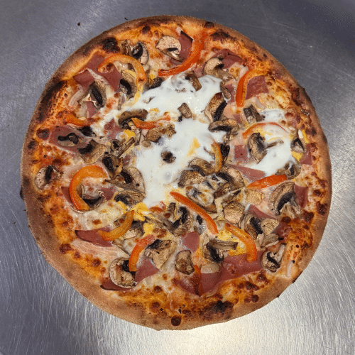 Pizza uitsmijter