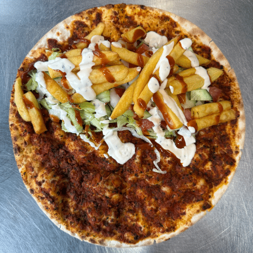 Turkse pizza patat