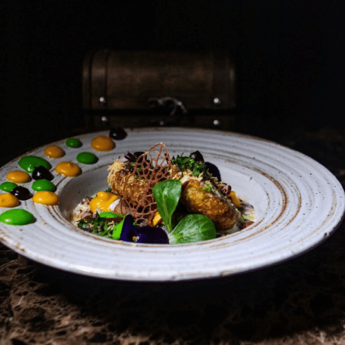 Aloo tikki chhole chaat