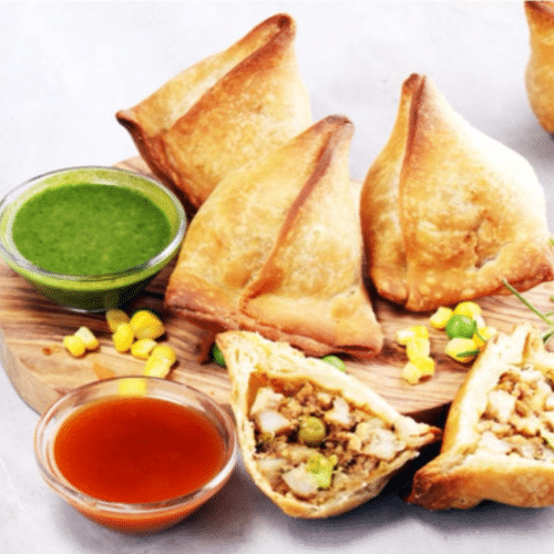 Homemade veg samosa, 2 stuks