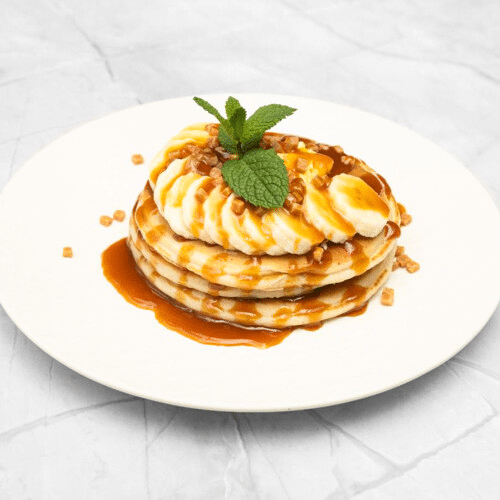 Caramel dipped banana