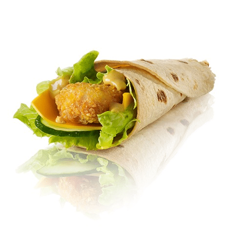 Chicken wrap menu