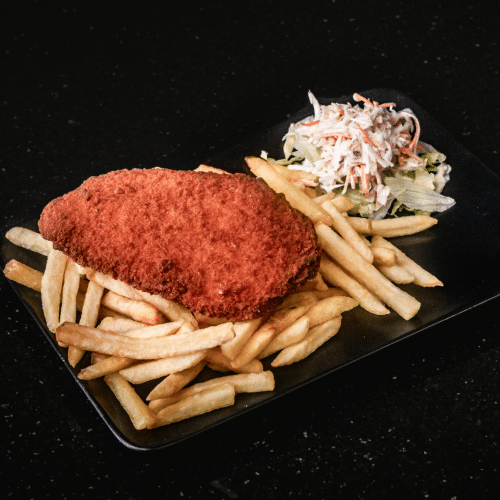 Kipschnitzel menu