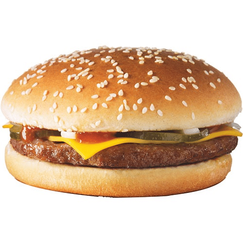 Vega cheese burger menu