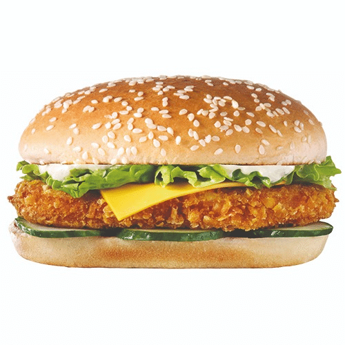 Vegetarische chicken sandwich menu