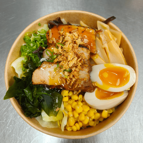Seasoned zeezout tonkotsu ramen