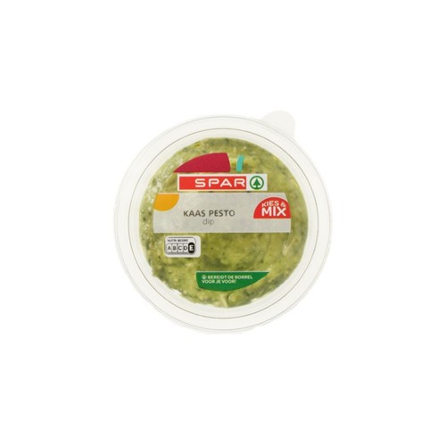 SPAR  dip kaas pesto bakje 100 gr