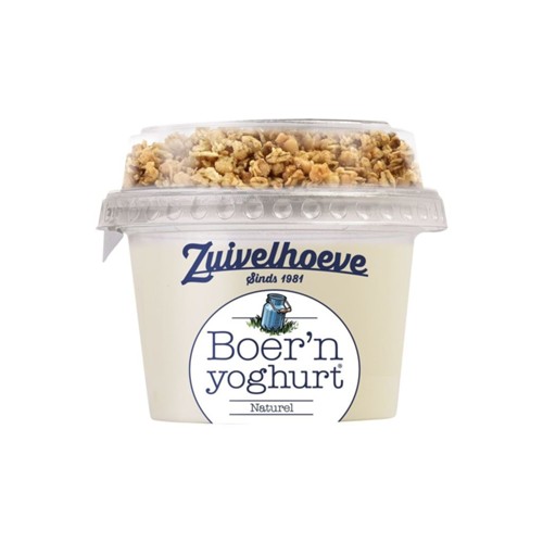 boer'n yogh naturel muesli 170 gram