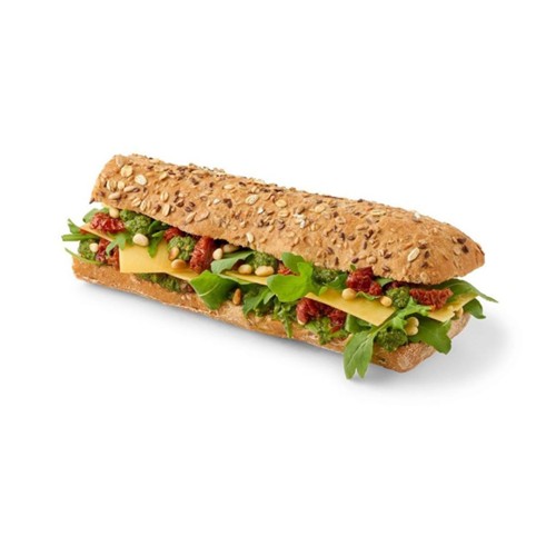 Meergranen ciabatta oude kaas pesto