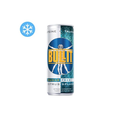 Bullit energy drink citrus splash sugar free 250 milliliter