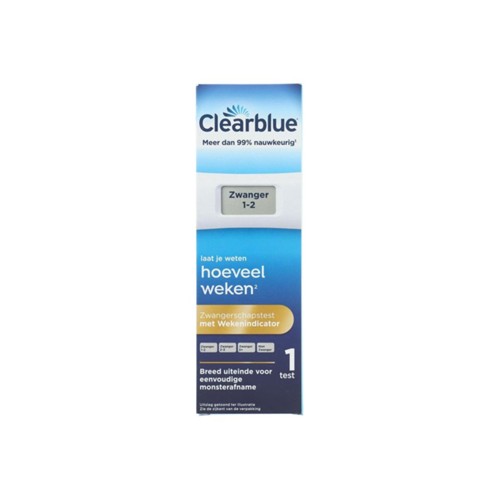 Clear Blue weken indicator doos 1 stuk