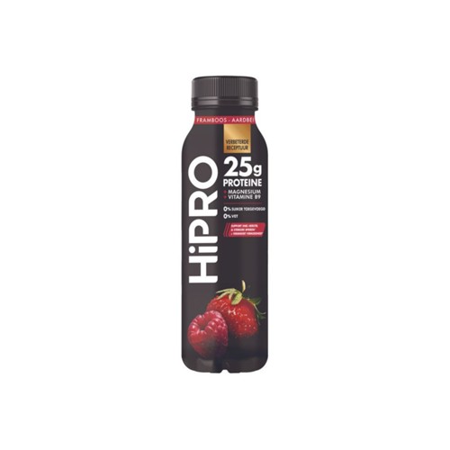 Hipro protein drink framboos-aardbei 300 ml