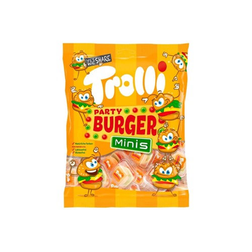 Trolli snoep mini burgers