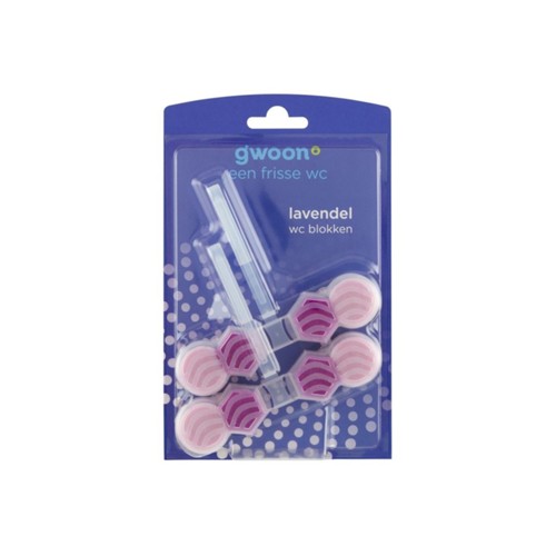 g'woon wc blok lavendel   2 stuks