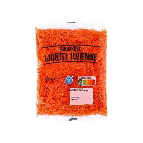 wortel julienne Zak 150 Gram