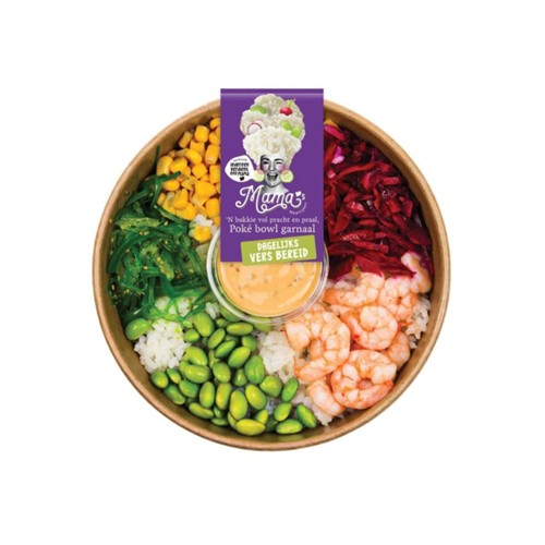 Mama's pokébowl garnaal bakje 420 gram